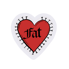 Load image into Gallery viewer, Fat – Red Heart Fat Liberation Sticker
