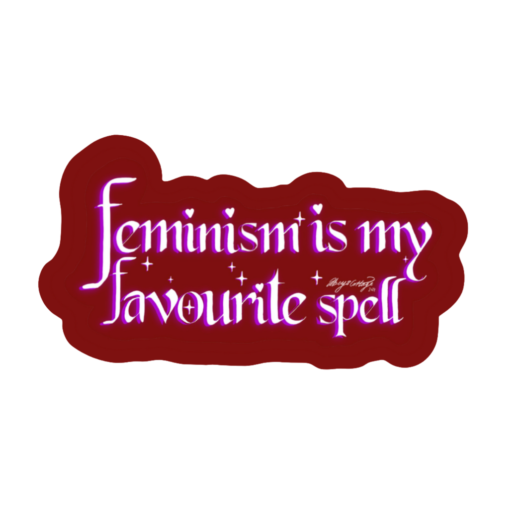 Feminism is My Favorite Spell – Empowerment Sticker
