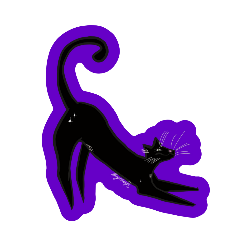 Vera – Stretchy Playful Cat Sticker